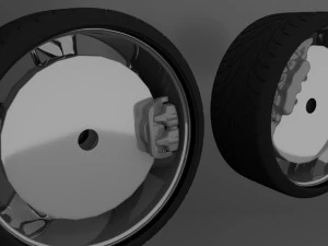 Wheels Audi RS5 3D Model