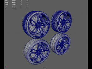 Wheels Audi RS5 3D Model