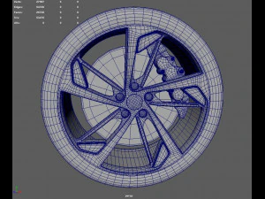 Wheels Audi RS5 3D Model