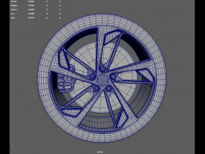 Wheels Audi RS5 3D Model