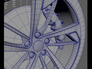 Wheels Audi RS5 3D Model