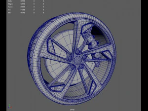 Wheels Audi RS5 3D Model