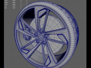 Wheels Audi RS5 3D Model