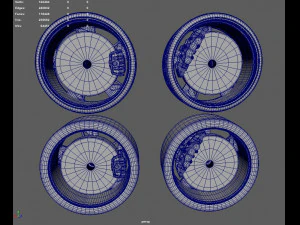 Wheels Audi RS5 3D Model