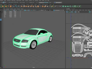 Audi TT Modelo 3D