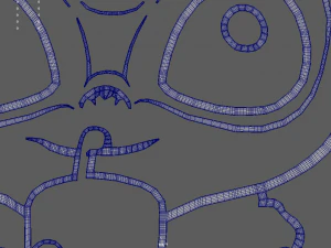 Siluet Dinding Bayi Yoda 01 Model Cetak 3D