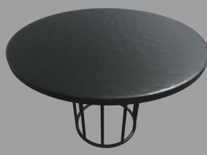 Black Coffee Table 3D Модель