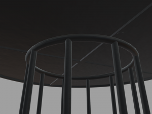 Black Coffee Table 3D Модель