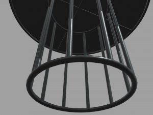 Black Coffee Table 3D Модель