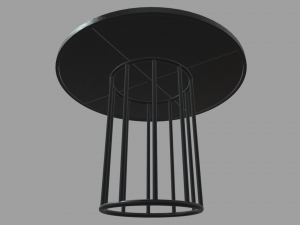 Black Coffee Table 3D Модель