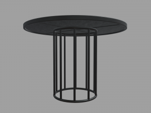 Black Coffee Table 3D Модель
