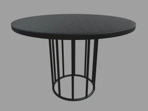 Black Coffee Table 3D Model