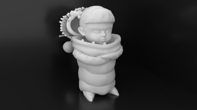 Boo Monsters Inc Modèles 3D en vedette .c4d .max .obj .3ds .fbx .stl .blend