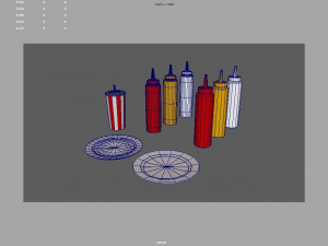 Fast Food Pack 01 Burger Modèle 3D