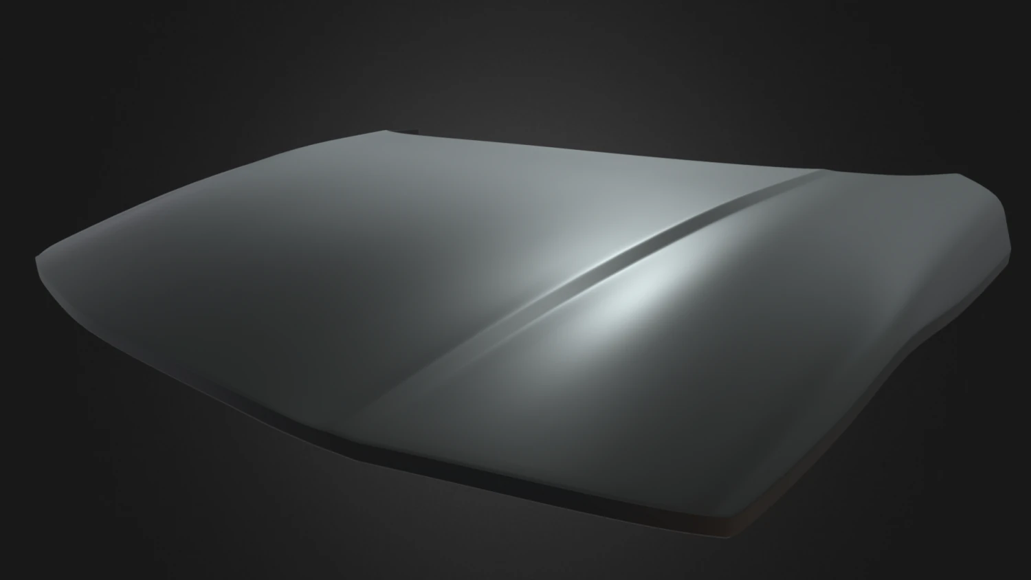 Car Bonnet 01 3D Model .c4d .max .obj .3ds .fbx .stl .blend 