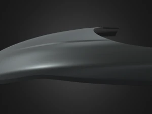 Car Bonnet 01 3D Model