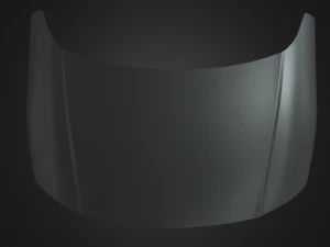 Car Bonnet 01 3D Model