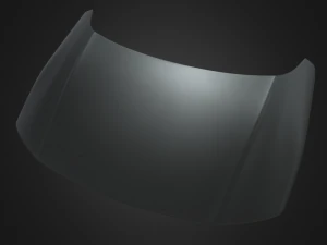 Car Bonnet 01 3D Model