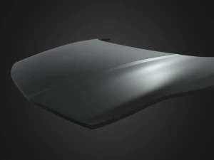 Car Bonnet 01 3D Model