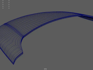 Car Bonnet 01 3D Model