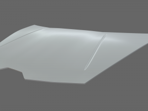 Car Bonnet 02 3D Model