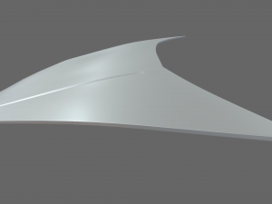 Car Bonnet 02 3D Model
