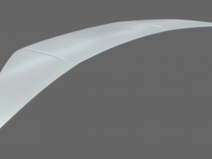 Car Bonnet 02 3D Model