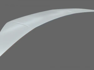 Car Bonnet 02 3D Model