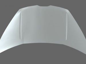 Car Bonnet 02 3D Model