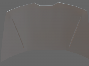 Car Bonnet 02 3D Model