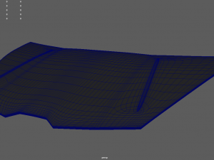 Car Bonnet 02 3D Model