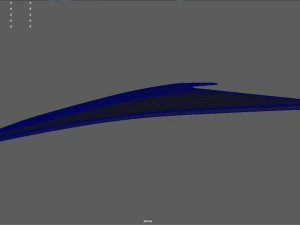 Car Bonnet 02 3D Model