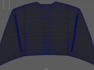 Car Bonnet 02 3D Model