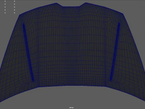 Car Bonnet 02 3D Model