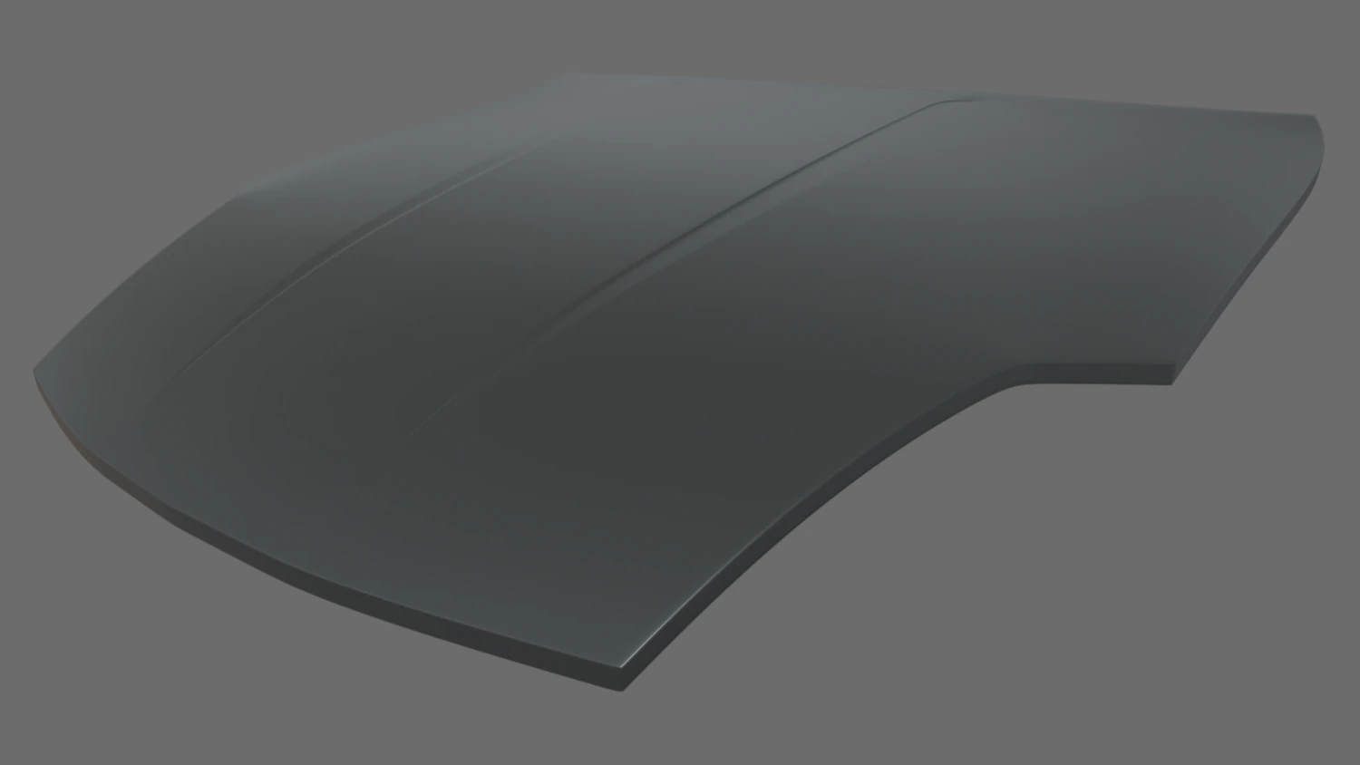 Car Bonnet 04 3D Model .c4d .max .obj .3ds .fbx .stl .blend 