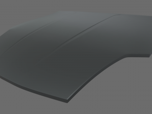Car Bonnet 04 3D Model