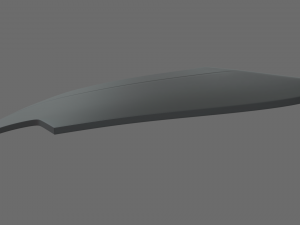 Car Bonnet 04 3D Model