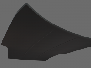 Car Bonnet 04 3D Model