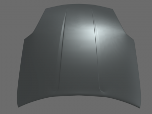 Car Bonnet 04 3D Model