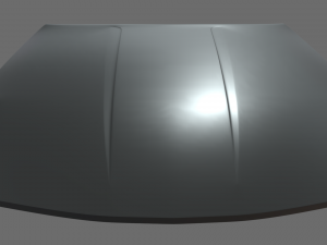 Car Bonnet 04 3D Model