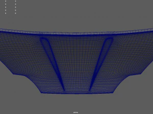 Car Bonnet 04 3D Model