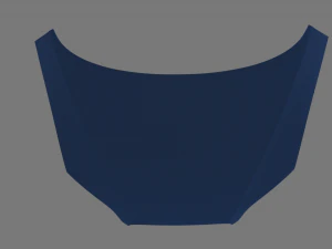 Car Bonnet 05 3D Model