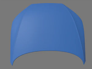 Car Bonnet 05 3D Model