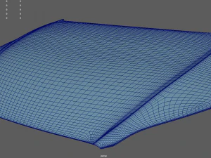 Car Bonnet 05 3D Model