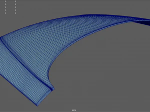 Car Bonnet 05 3D Model