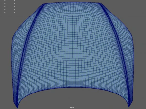 Car Bonnet 05 3D Model