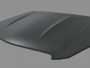 Car Bonnet 06 3D Model