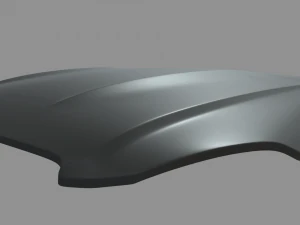 Car Bonnet 06 3D Model