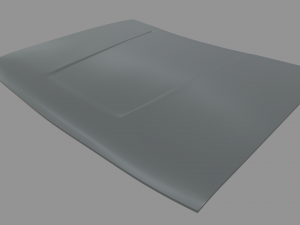 Car Bonnet 07 3D Model