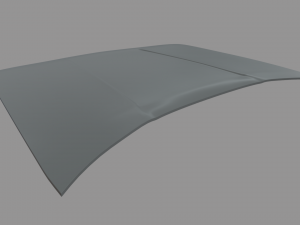 Car Bonnet 07 3D Model